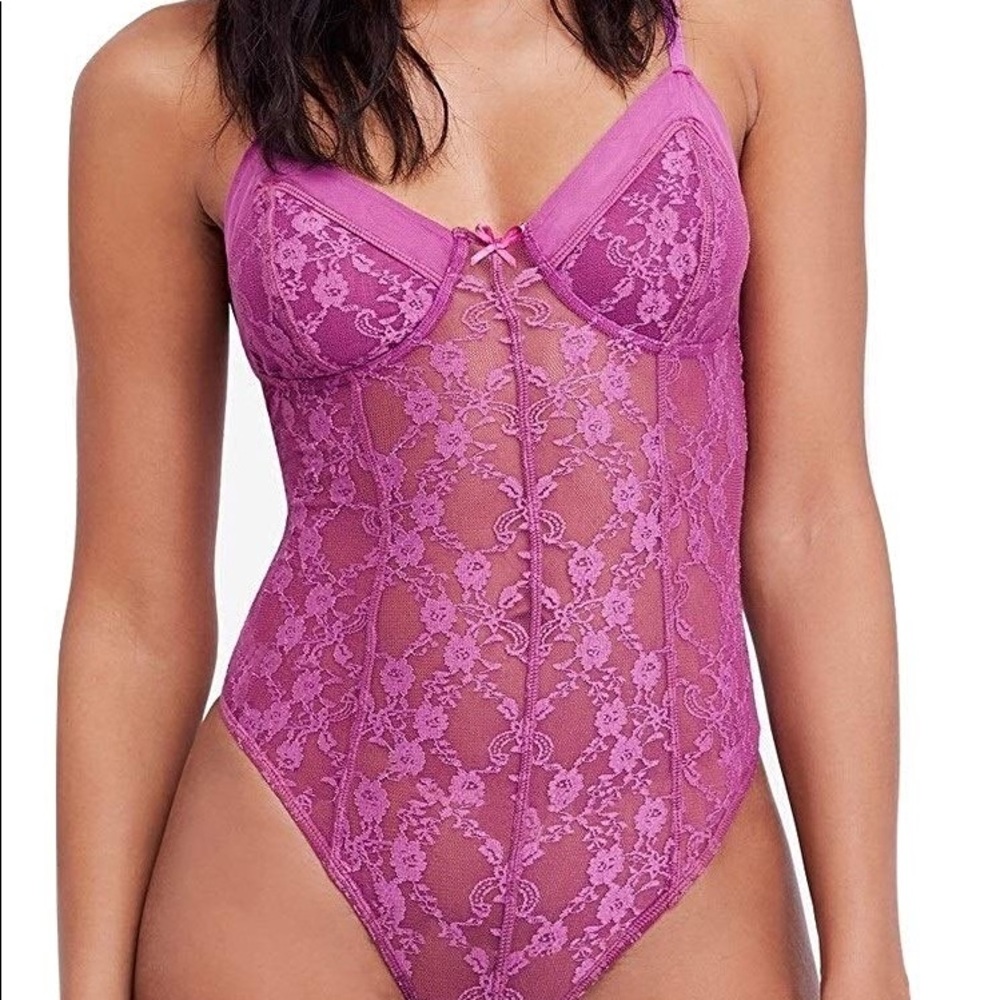 Intimately Free People Runaway Lace Teddy